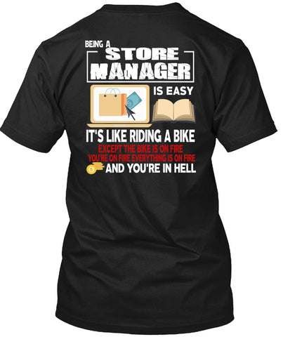 A black t-shirt with the shopify logo