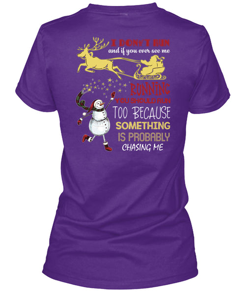 You Ever See Me Running T Shirt, I Love Christmas T Shirt
