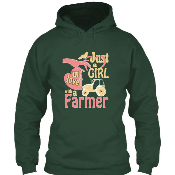 Just A Girl T Shirt, In Love With A Farmer T Shirt