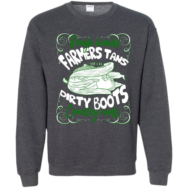 Dirty Boots Country Roots T Shirt, Coolest Farmer Sweatshirt