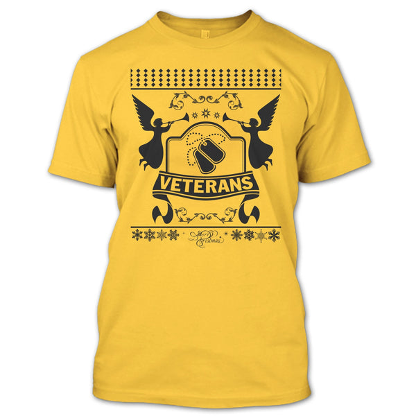 Veterans Merry Christmas T Shirt, Gift For Veteran T Shirt