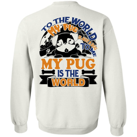 A black t-shirt with the shopify logo