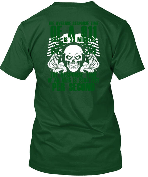 The Average Response Time Of A 911 T Shirt, Being A Dispatcher T Shirt