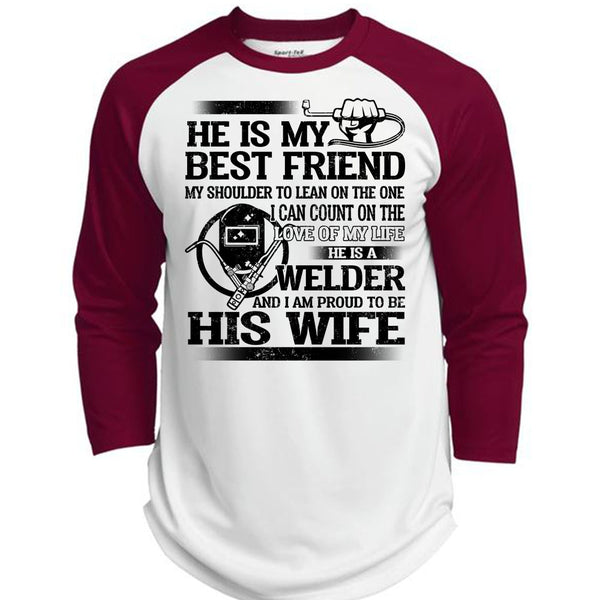 I Am Proud To Be His Wife T Shirt, I Love My Wife T Shirt, Awesome T-Shirts  (Polyester Game Baseball Jersey)