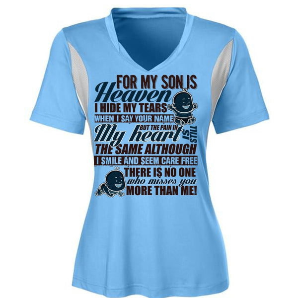 For My Son Is Heaven T Shirt, I Hide My Tears T Shirt