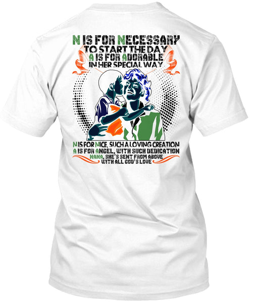 A black t-shirt with the shopify logo