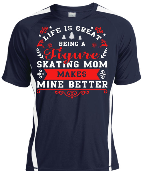 Being A Figure Skating Mom T Shirt, Calls Me A Mom T Shirt, Cool Shirt