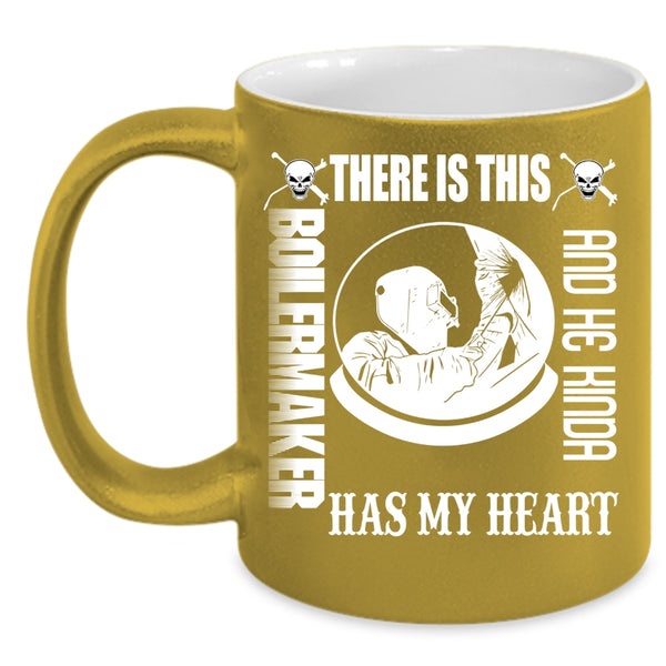 This Boilermaker Kinda Has My Heart Coffee Mug, Cute Boilermaker Coffee Cup