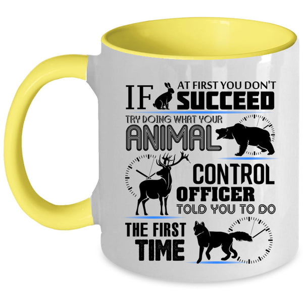 Cool Job Title Coffee Mug, Animal Control Officer Accent Mug