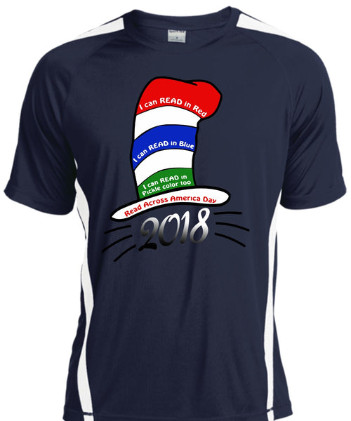 Dr. Seuss T Shirt, I Can Read In Red T Shirt, The Cat in the Hat T Shirt, I Can Read In Blue T Shirt, Cool Shirt