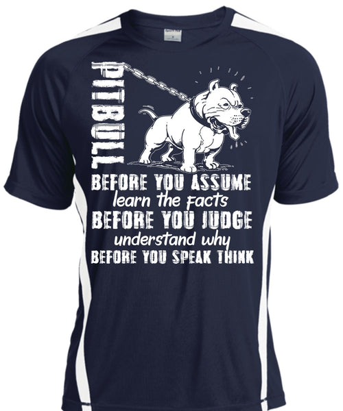 Pit Bull Before You Assume T Shirt, My Life T Shirt, Cool Shirt