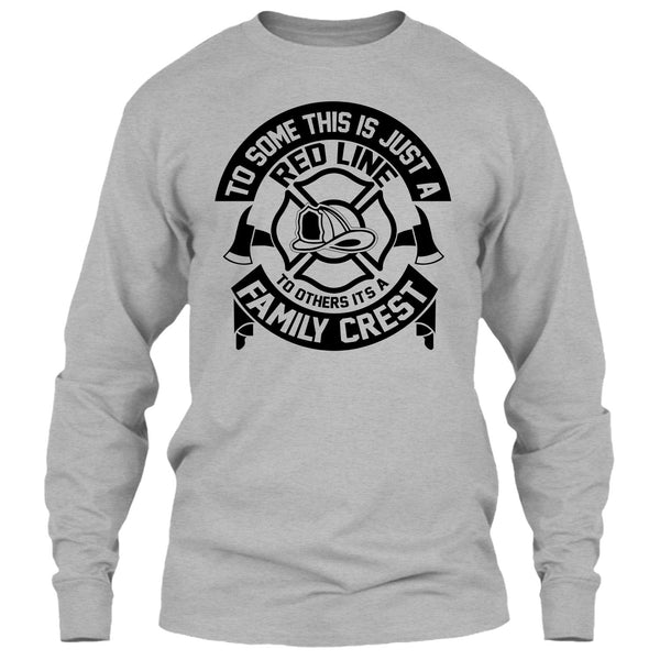 This Is Just A Red Line T Shirt, Coolest Firefighter T Shirt