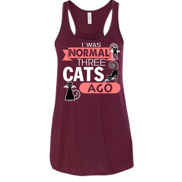 I Was Normal Three Cats Ago Shirt, Cool Cat Shirt