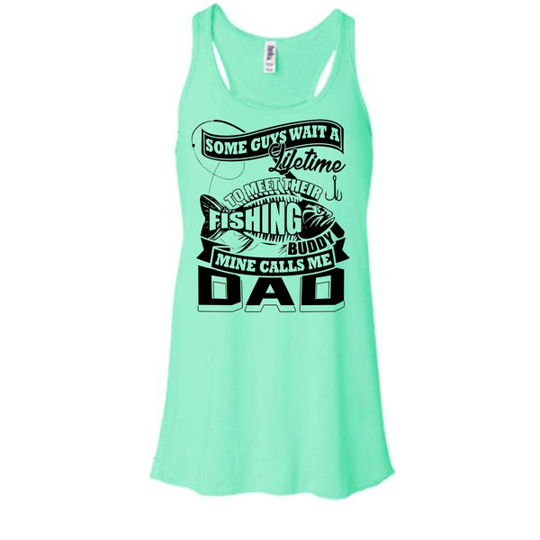 Their Fishing Buddy T Shirt, Coolest Fishing Dad Tank Top