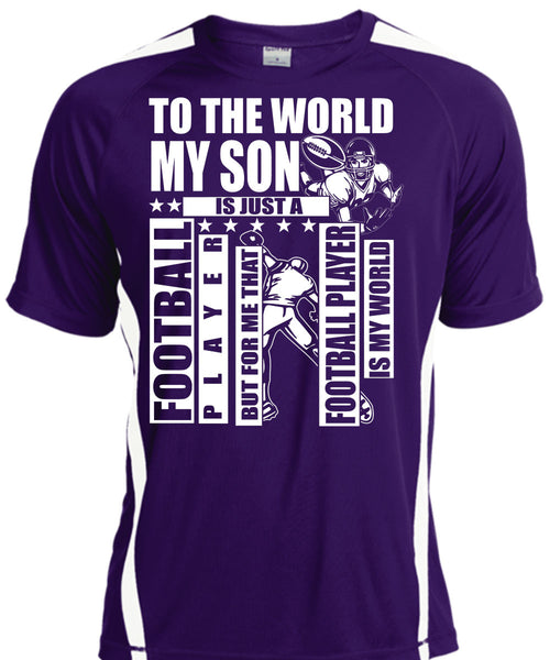 To The World My Son T Shirt, Football Player T Shirt, Cool Shirt