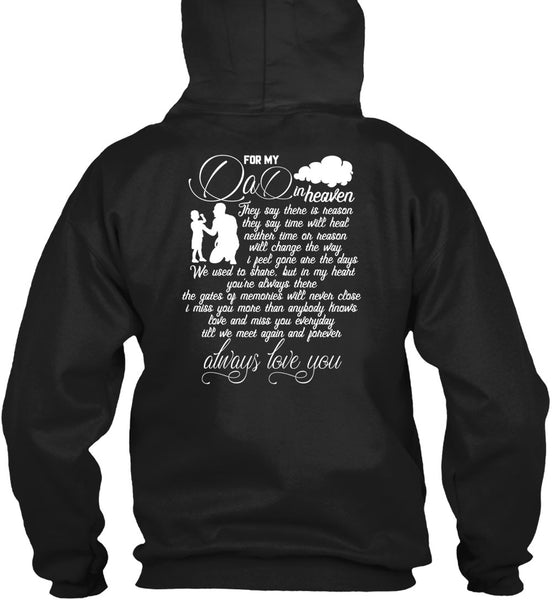 For My Dad In Heaven T Shirt, Love You T Shirt