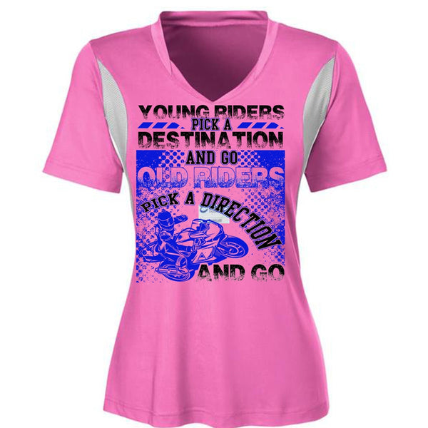 Go Old Riders Pick A Direction T Shirt, I Love Biking T Shirt, Awesome T-Shirts