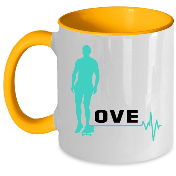Best Gift For My Son Coffee Mug, I Love Surfing Accent Mug