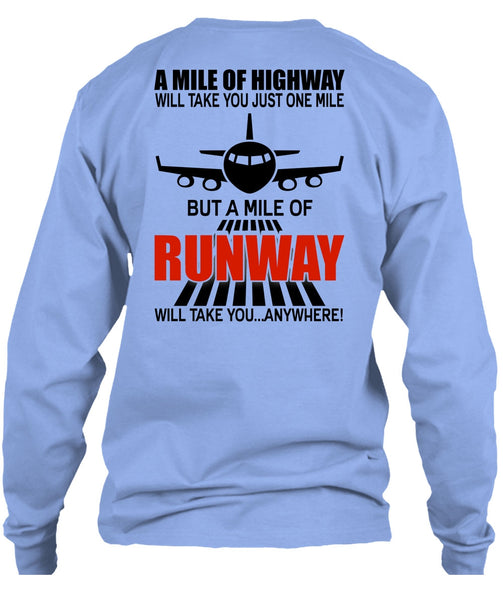 A Mile Of Highway T Shirt, I Love Pilot T Shirt
