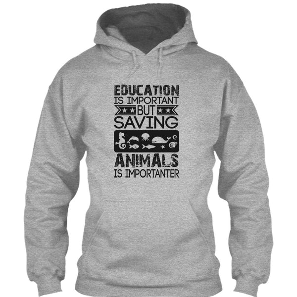 Education Is Important T Shirt, Coolest Animal Lover T Shirt