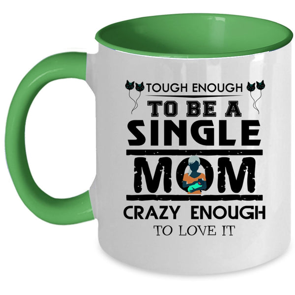 Awesome Gift For My Mom Coffee Mug, Cat Mom Accent Mug