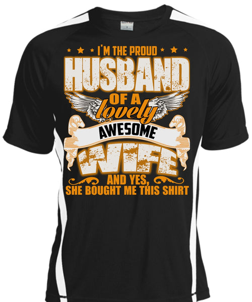 A black t-shirt with the shopify logo