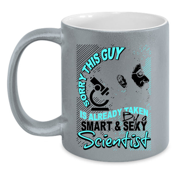 Marry Coffee Mug, This Guy Is Already Taken By A Smart Scientist Accent Mug