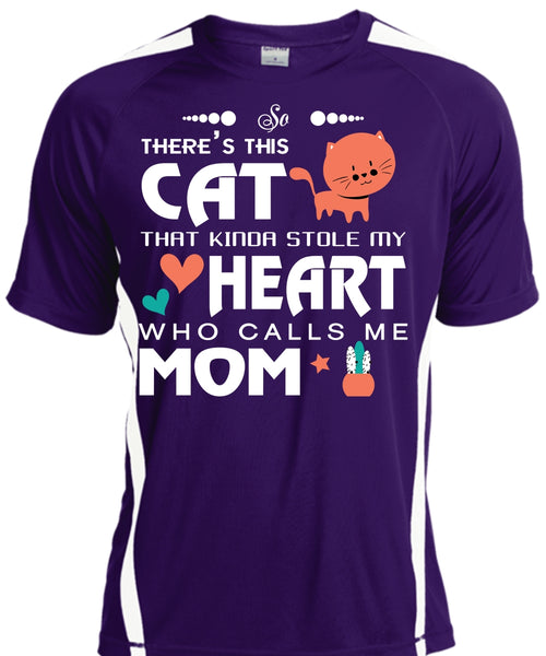 There's This Cat That Kinda Stole My Heart T Shirt, Calls Me Mom T Shirt