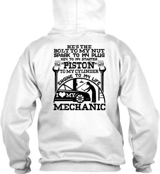 Engine To My Life T Shirt, Being A Mechanic T Shirt