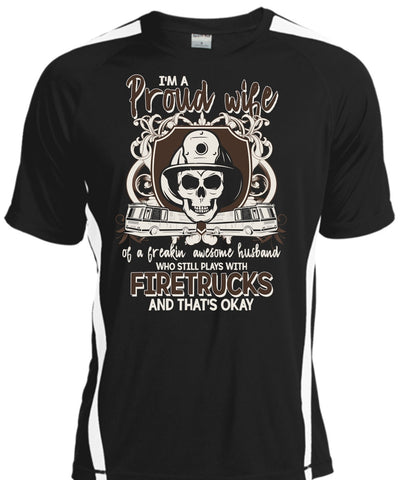 A black t-shirt with the shopify logo