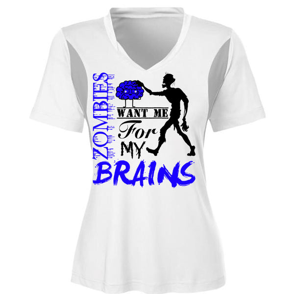 Zombies Want Me For My Brains T Shirt, Wait For Halloween T Shirt, Awesome T-Shirts