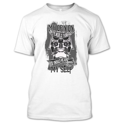 A black t-shirt with the shopify logo