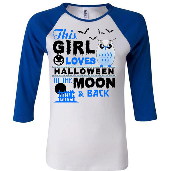 This Girl Loves Halloween To The Moon And Back T Shirt, Wait For Halloween T Shirt, Awesome T-Shirts