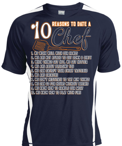 10 Reasons To Date A 10 Chef T Shirt, Play With Fire T Shirt, Cool Shirt