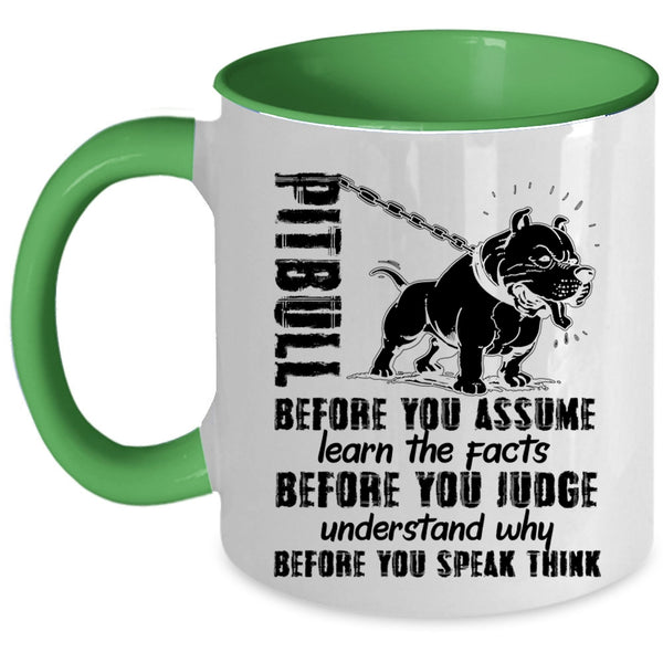 Funny Gift For Pitbull Lovers Coffee Mug, Pitbull Accent Mug