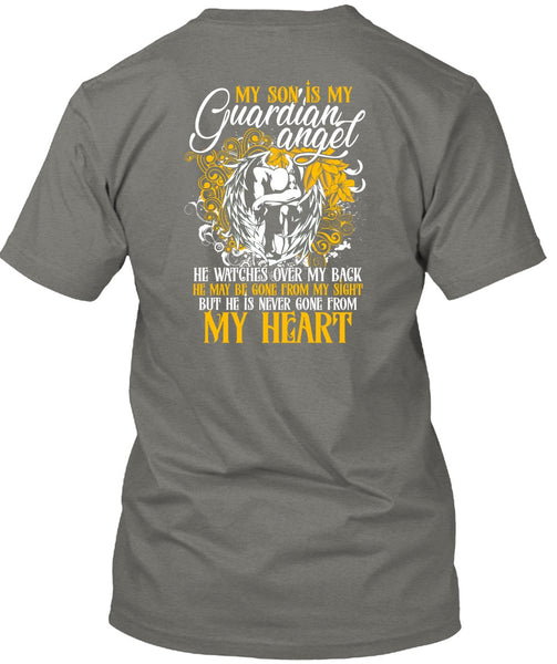 My Son Is My Guardian Angel T Shirt, My Heart T Shirt