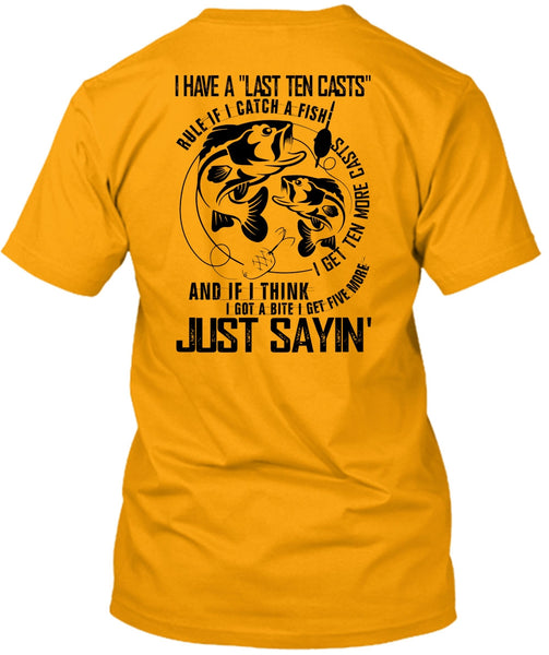 I Catch A Fish T Shirt, I Love Fishing T Shirt