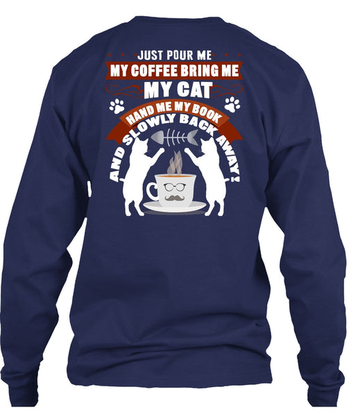 My Coffee Bring Me My Cat T Shirt, My Favorite T Shirt