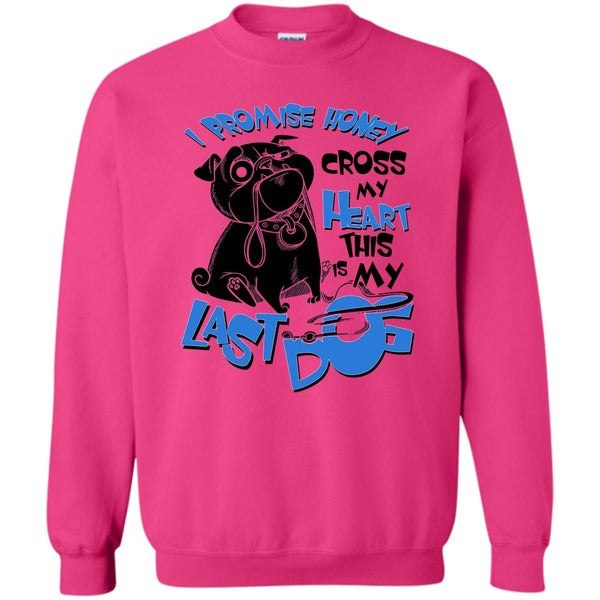 Coolest Dog Lover T Shirt, I Promise Honey Sweatshirt