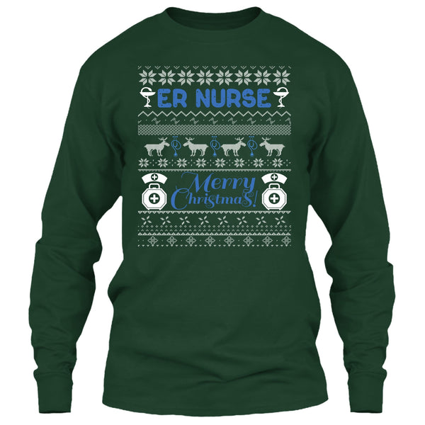 Er Nurse T Shirt, Merry Christmas T Shirt