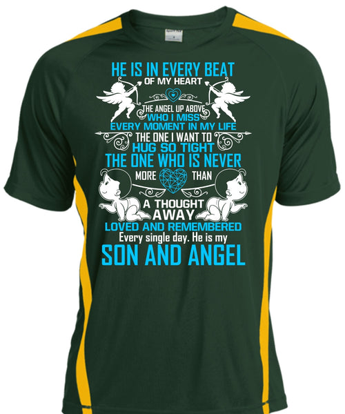 Beat Of My Heart T Shirt, Son And Angel T Shirt, Cool Shirt