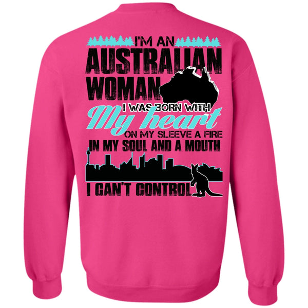 I Love Australian T Shirt, I'm An Australian Woman Sweatshirt