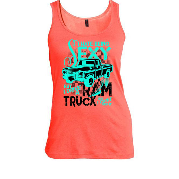 I Hate Sexy T Shirt, Coolest Ram Truck Tank Top