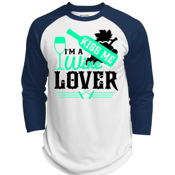 I'm A Wine Lover T Shirt, I Love Wine T Shirt, Awesome T-Shirts  (Polyester Game Baseball Jersey)