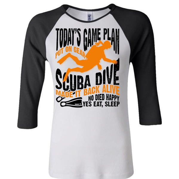 Today's Game Plan T Shirt, I Love Diving T Shirt, Awesome T-Shirts