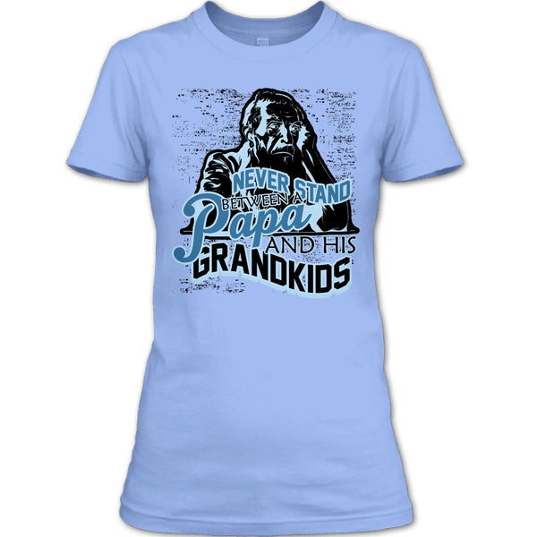 Never Stand Between T Shirt, Gift For Papa T Shirt