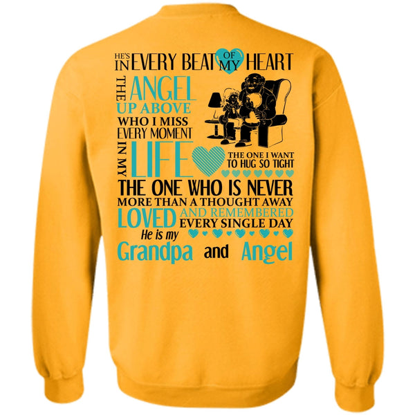 I Love Grandpa T Shirt, Grandpa And Angel Sweatshirt