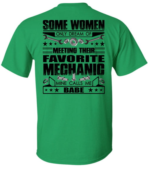 Favorite Mechanic T Shirt, I Love Mechanic T Shirt