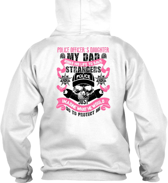 Police Officer's Daughter T Shirt, I Love Police T Shirt