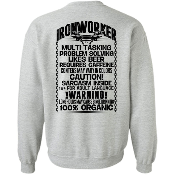 I Love Ironworker T Shirt, Ironworker Multitasking Sweatshirt